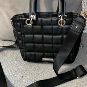 Black Quilted Handbag